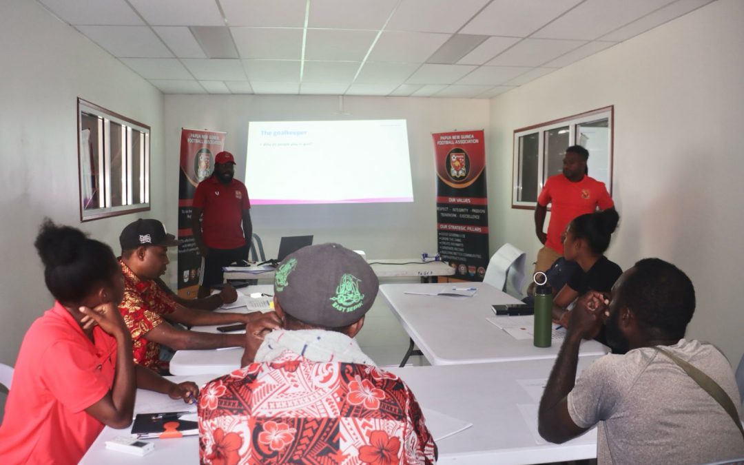 PNGFA Goal Keeping Division runs Introductory Session in Port Moresby